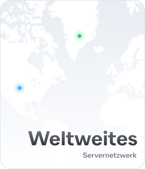 VPN Serverstandortkarte