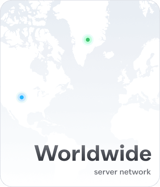 VPN server location map