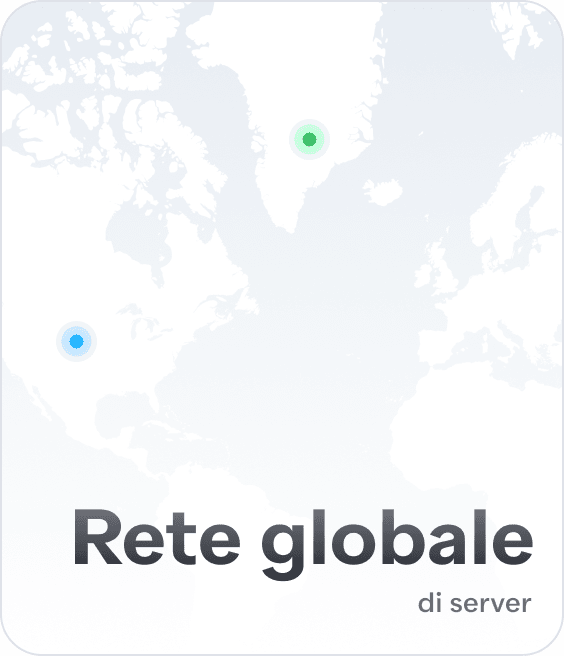 Mappa della posizione del server VPN